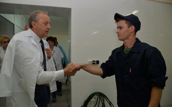 Валерий Радаев посетил  Романовский молокозавод